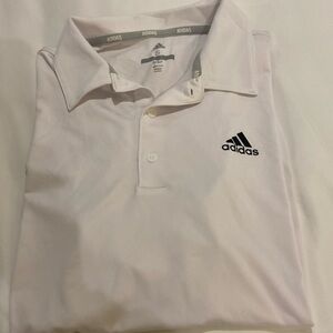 Men’s Adidas size S white dry fit golf polo